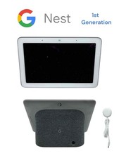 Google Nest Hub (H1A) 1st Gen Smart Home Assistant White / Gray - Factory Reset