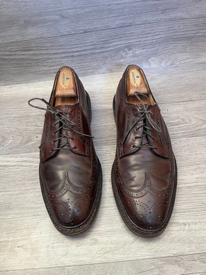 靴 Florsheim Kenmoor 8 1/2D 1970S Vtg imperial florsheim kenmoor shell cordovan wingtip leather