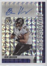 2021 Panini Mosaic Rookie Auto Mosaic Ben Mason #RA-52 Auto n0c