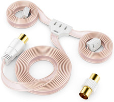 1 Pezzo FM AM UKW Radio Antenna Dipolo Da Interno 75 Ohm Connettore Coassiale Hi