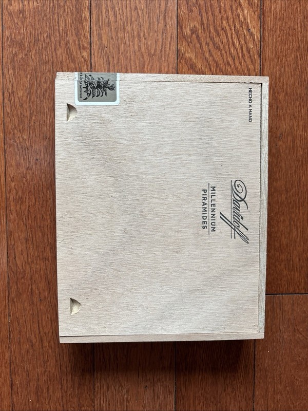 Limited Edition / Rare - Davidoff Millennium Empty Cigar Wooden Handmade Box