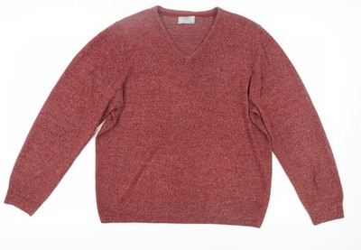 Roter Pullover Pulli Herren UK Größe L Marks and Spencer