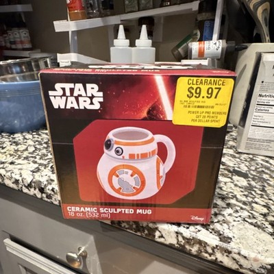Star Wars BB-8 Ceramic Sculpted Mug Figural 18 oz Licensed Reproduction
