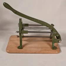 Heavy Duty French Fry Cutter Commercial Grade Vegetable Slicer Green