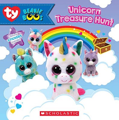 UNICORN TREASURE HUNT (BEANIE BOOS: STORYBOOK WITH By Meredith Rusu *BRAND NEW*