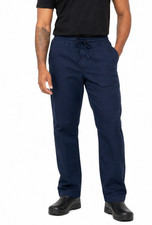 NEW Service Works Dark Navy Mens Large Classic Jogger Style Chef Pants
