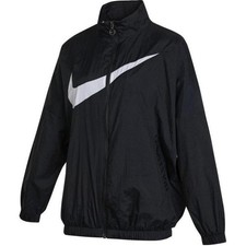Nike Logo Print Windbreaker Casual Loose Hooded Jacket