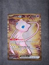 Carta Pokémon Holo Oro Mew ex 205/165 NM/LP