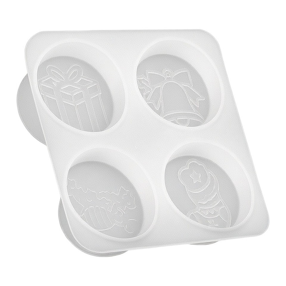 4 Piece Silicone Candle Form Set for Homemade Aromatherapy and Wax ...