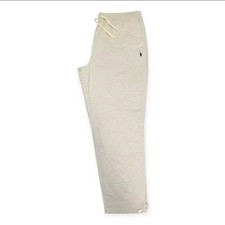 Polo Ralph Lauren RARE Sweatpants Men 3XL Big & Tall Beige Jogger Elastic Waist 