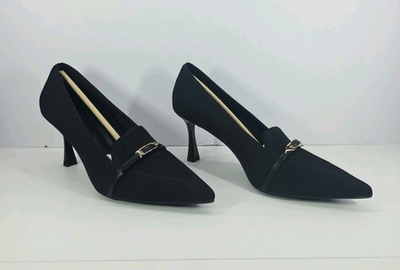 #ad Cosy Island Elite Loaf Pointed Toe Heeled Pump Black Size 8 $36.95