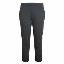 Quince Women's Charcoal Gray Stretch Pants XL Elastic Waist Comfort Fit