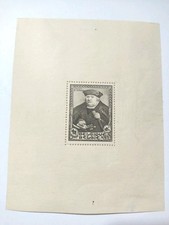 Timbre Belgique Feuillet Souvenir 1935