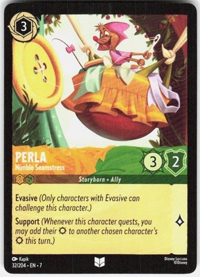 Perla Nimble Seamstress 32/204 Archazia's Island Disney Lorcana