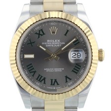 Rolex Datejust 41 126333 Wimbledon Dial Gold Bi-Metal Oyster Fluted 2023 Fullset