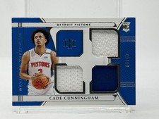 2022 Panini National Treasures Triple-Patch CADE CUNNINGHAM (#'d / 99) RC