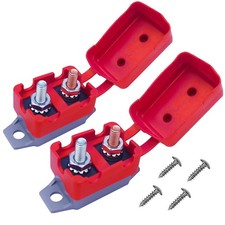 40 Amp Waterproof Inline Fuse Inverter Circuit Breaker, Manual Reset, 12-24V