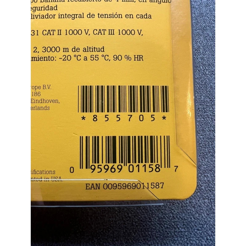 Genuine Fluke TL75 Hard Point 2mm Probe & Test Lead Set Don’t Be Fooled