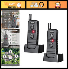Wireless Two-Way Intercom System, Long Range 4900ft, Room-to-Room Communication,