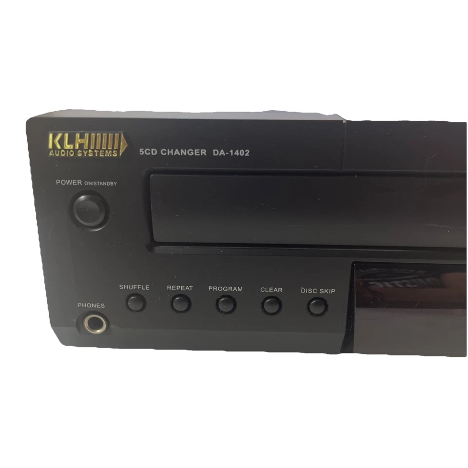 KLH Audio Systems DA-1402 5-Disc CD Changer Player w/ Remote Tested Works Great - Image 2 of 4