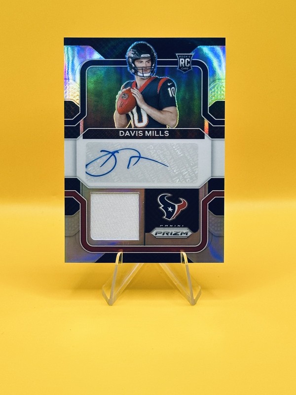 2021 Panini Prizm - Rookie Patch Auto Davis Mills #RPA-DM /99 RPA SP