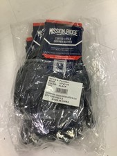 NEW MISSION RIDGE COATED LATEX GRIPPER GLOVES LARGE 3 PAIRS