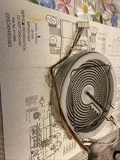 GE Profile Radiant Element Right Rear  1200w WB30T10066 191D2728G001