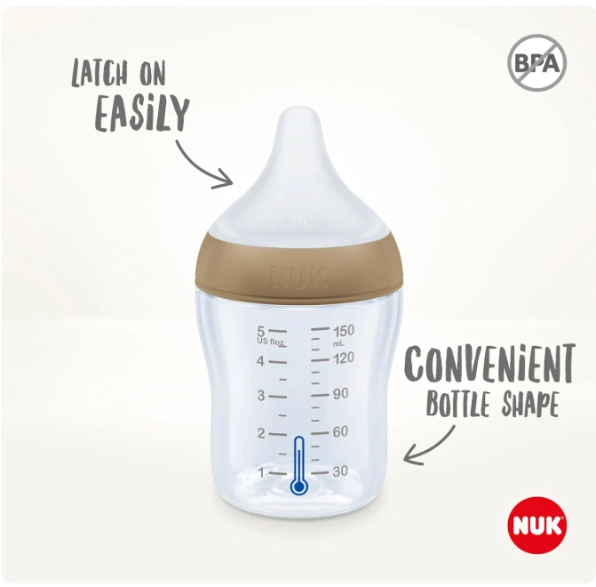 NUK Perfect Match Babyflasche Babytrinkflasche 150ml ***6 Stück NEU in OVP!!!*** - Bild 2 von 4