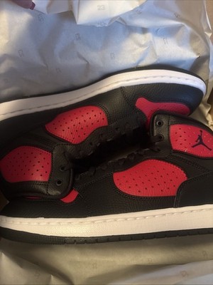 Nike Air Jordan Access Men's Sneakers Black/Red/White, Size 9.5, AR3762-006