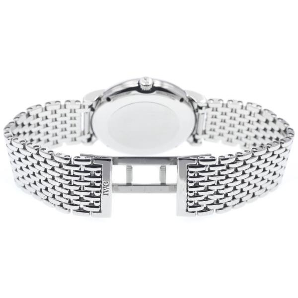 IWC PORTOFINO IW351318 34mm SS White Dial Automatic Date Watch #C547 image 3