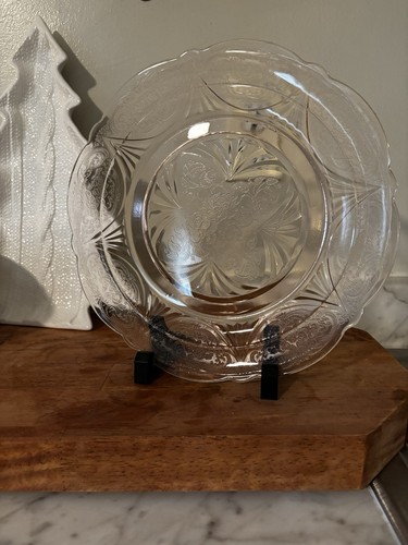 1937 Hazel Atlas Royal Lace Pattern Pink Depression Glass  10inch Dinner Plates