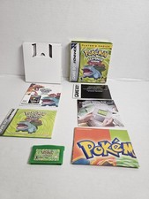Pokemon LeafGreen Player's Choice Game Boy Advance GBA COMPLETE CIB 