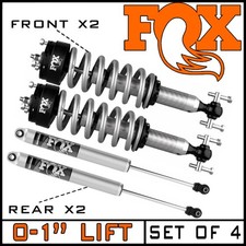 Fox Performance 2.0 Coil-over Front Rear Shocks 07-18 Silverado Sierra 1500 0-1