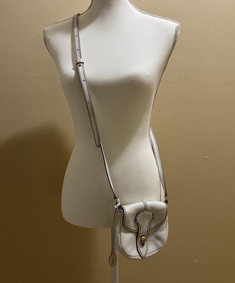 Tod s Women s Small White Leather Mini Crossbody Bag