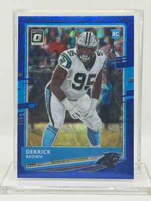 2020 Panini Donruss Optic - Derrick Brown Blue Scope #114 (RC)