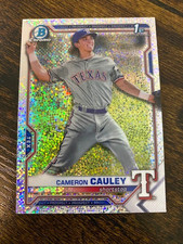 Cameron Cauley - 2021 Bowman Chrome 1st - Sparkle - BDC-192 - Rangers
