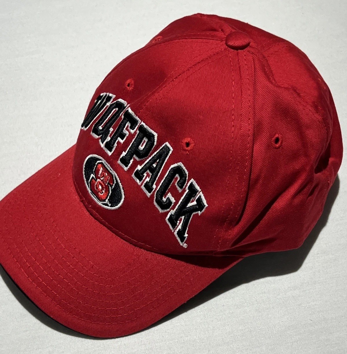 NC State Wolfpack Hat Cap Red Snapback Zephyr Emb… - image 2