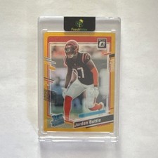 2023 Panini Donruss Optic Rated Rookie Gold Prizm /10 Jordan Battle #221 Bengals