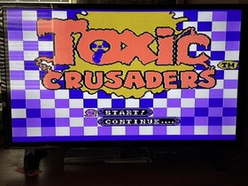 Toxic Crusaders Nintendo NES Cleaned/Tested