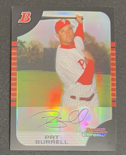 2005 Bowman Chrome Pat Burrell #8 card