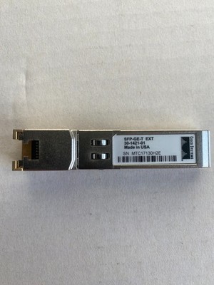 Cisco SFP-GE-T-EXT 1000BASE-T Extended Reach SFP Transceiver RJ-45 Copper Module