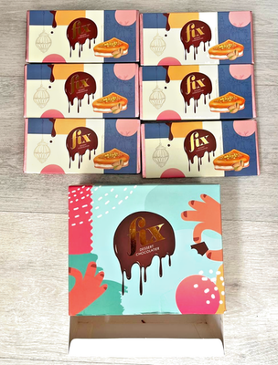 Dubai chocolate original only pistachio flavor 6 pieces in a