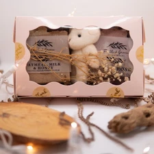 HandMade Soap Gift Box Set of 2 Natural Soap. Fragrant Gift Box.
