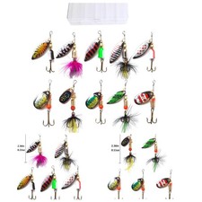 10-Piece Professional Fishing Lures Kit with Tackle Box for Bass & Trout