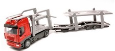 NEWRAY, IVECO Stralis 4x2 avec porte voitures, échelle 1/43, NEW15633