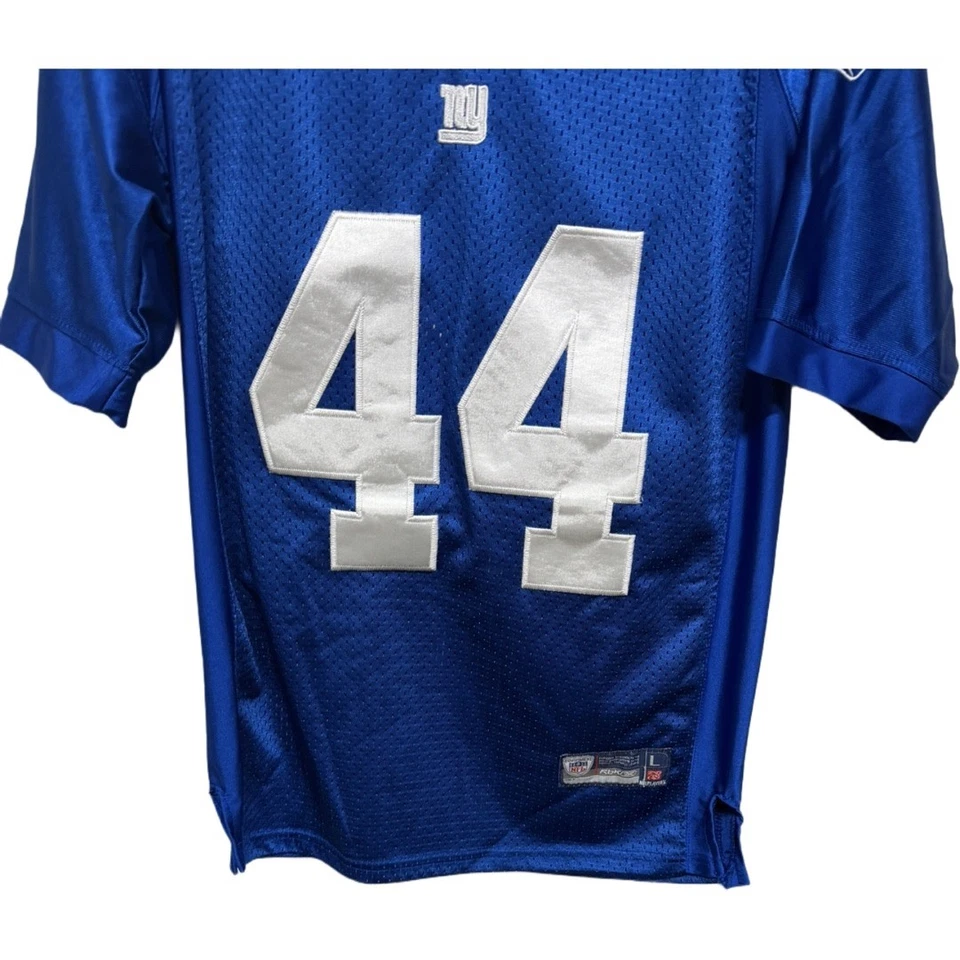 Jersey cosido azul Reebok NFL NY Giants Ahmad Bradshaw 44 niños L (14-16) Foto 3 de 4