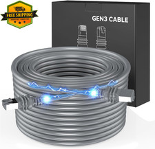 Cable 100ft 30m Compatible with Starlink Standard Gen 3 V4 Extension Kit