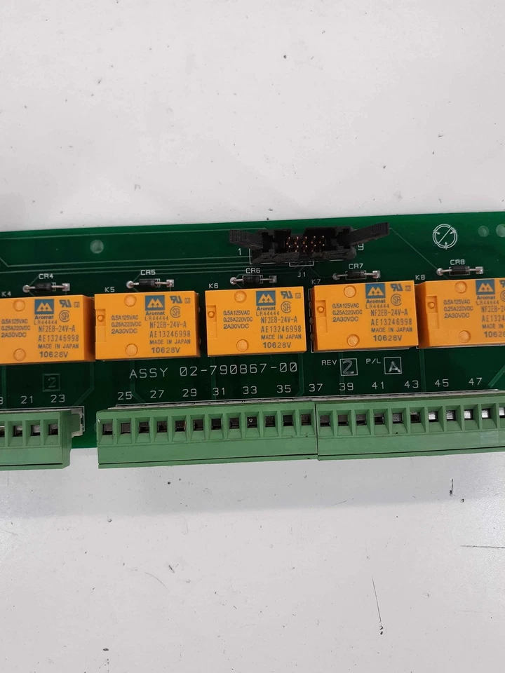 Liebert 02-790867-00 REV.2 P/L A Relay Board Assembly  - Image 2 of 4