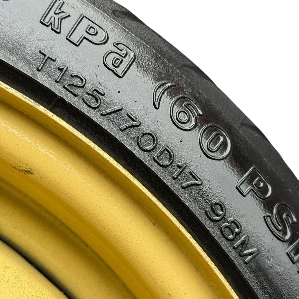 06-08 Lexus IS250 Emergency Spare Tire Compact Donut 5x100 Wheel T125/70D17 OEM - Image 4 of 4