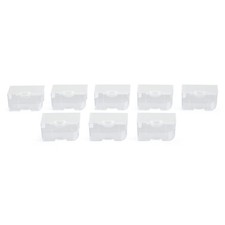 Elizabeth Ward Bead Storage Solutions 8 Piece Bead Clear Organizing Storage C...